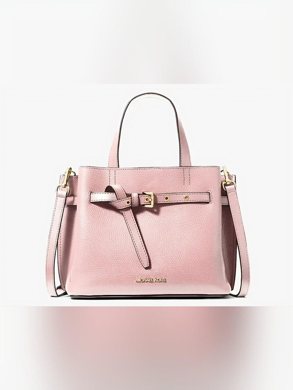 NWT Michael Kors Small Emilia Satchel; Powder Blush Rose